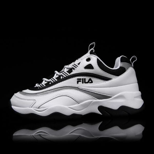 Sapatos De Estilo De Vida Fila Homem Branco/Pretas - Fila Ray Outlet Portugal,JQKY-78691